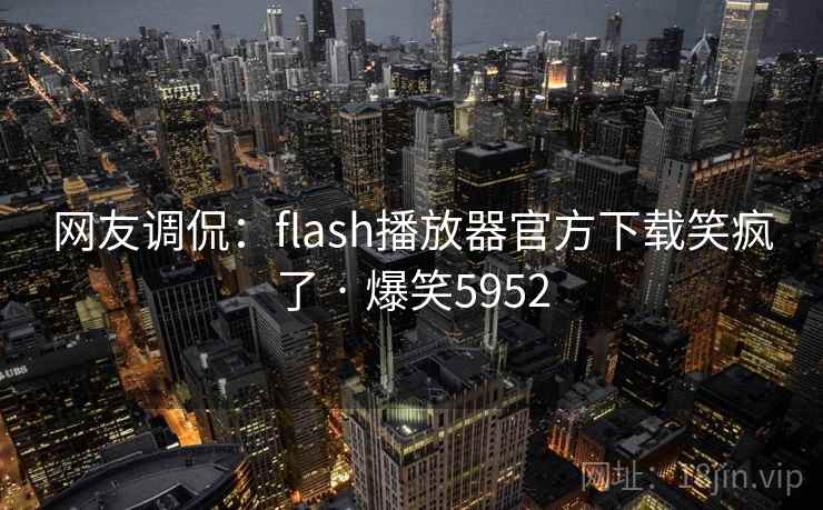 网友调侃：flash播放器官方下载笑疯了 · 爆笑5952